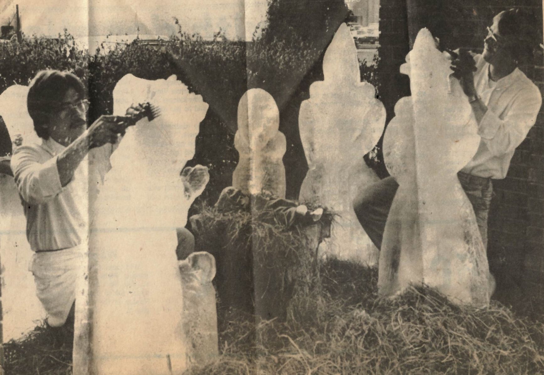 1979: Ice sculptures